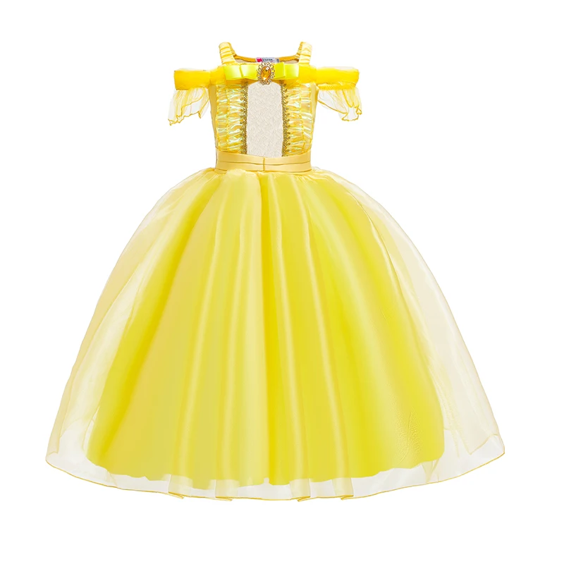 Toddler Girls Cosplay Dress Yellow Short Sleeve Off Shoulder Costume Princess Party Tutu Lace Dress Summer Sweet Fancy Dresses 
Toddler Girls Cosplay Dress Yellow Short Sleeve Off Shoulder Costume Princess Party Tutu Lace Dress Summer Sweet Fancy Dresses