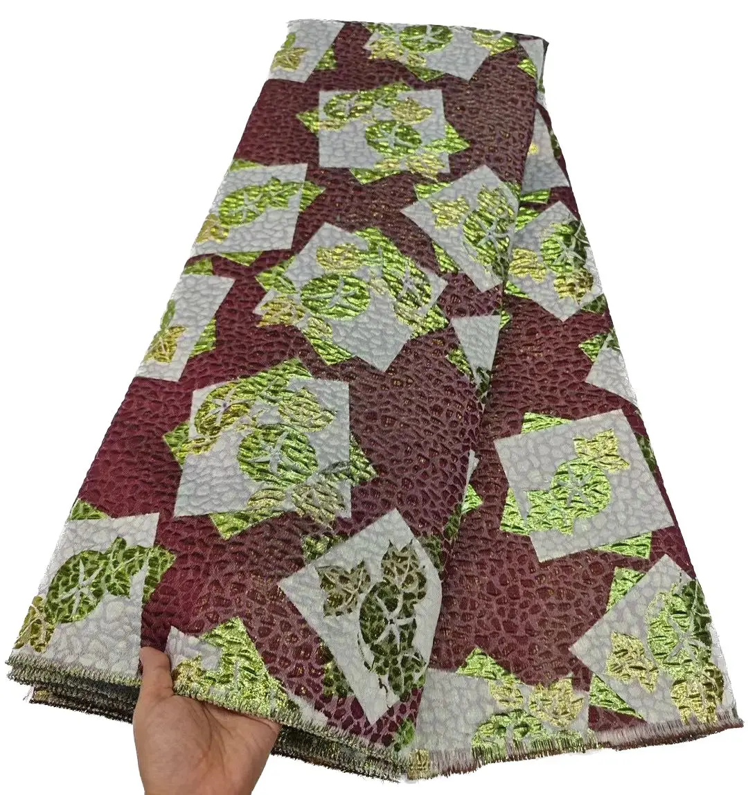 YQOINFKS 2023 High Quality Jacquard Lace Fabric 5 Yards Nigerian Style Sewing Craft Bronzing Damask Evening Party Dress KY-7006
YQOINFKS 2023 High Quality Jacquard Lace Fabric 5 Yards Nigerian Style Sewing Craft Bronzing Damask Evening Party Dress KY-7006