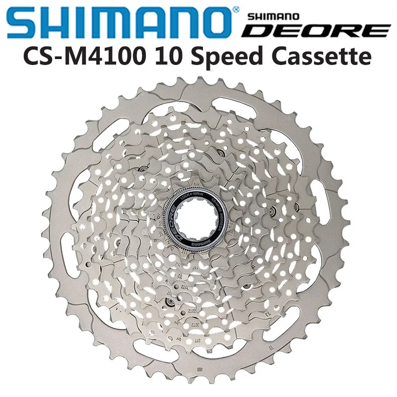 Кассета SHIMANO DEORE M4100 10 в, звездочка CS-M4100 10-Speed - HYPERGLIDE -11-46T, 11-42T, оригинал
Кассета SHIMANO DEORE M4100 10 в, звездочка CS-M4100 10-Speed - HYPERGLIDE -11-46T, 11-42T, оригинал