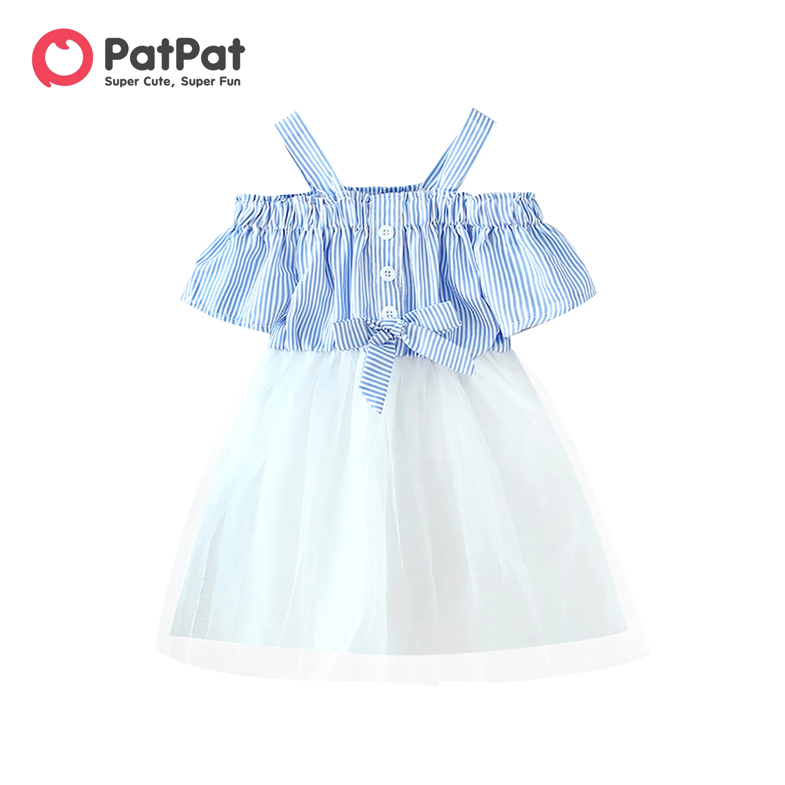 PatPat Toddler Girl Elegant Stripe Panel Bow Front Overlay Slip Dress
PatPat Toddler Girl Elegant Stripe Panel Bow Front Overlay Slip Dress