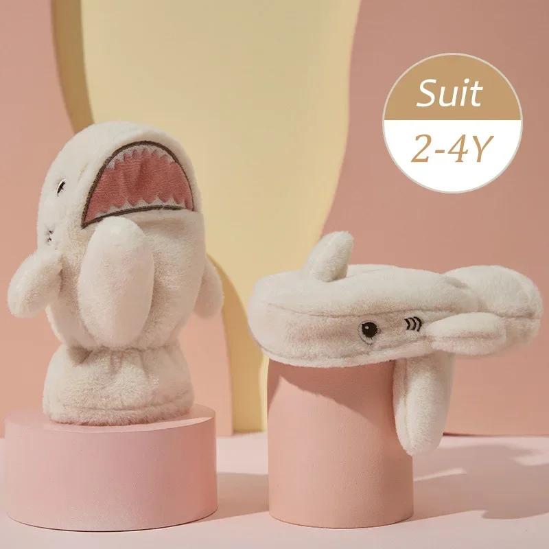 MOONBIFFY Cute Shark Baby Thicken Gloves with Rope Winter Cartoon Children Newborn Soft Plush Children Fingerless Mittens 2-4Y
MOONBIFFY Cute Shark Baby Thicken Gloves with Rope Winter Cartoon Children Newborn Soft Plush Children Fingerless Mittens 2-4Y