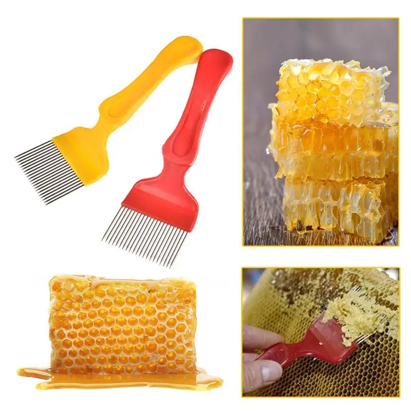 High Quality 21pin Stainless Steel Tines Comb Uncapping Fork Needle Knife Scraper Bee Beekeeping Honey Tools
High Quality 21pin Stainless Steel Tines Comb Uncapping Fork Needle Knife Scraper Bee Beekeeping Honey Tools