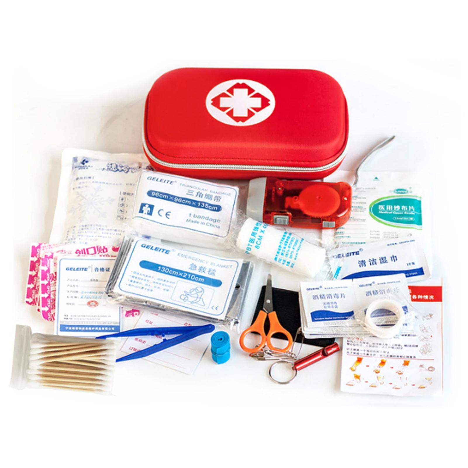 Travel First Aid Kit 19 Items/45 Pieces Portable Storage Bag Emergency Medicine Survival Organizer Package Travel Accessory 
Travel First Aid Kit 19 Items/45 Pieces Portable Storage Bag Emergency Medicine Survival Organizer Package Travel Accessory