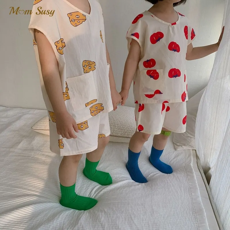 Baby Girl Boy Cotton Cartoon Print Pajamas Clothes Set Shirt+Shorts 2PCS Summer Infant Toddler Lounge Suit Baby Home Suit 1-7Y
Baby Girl Boy Cotton Cartoon Print Pajamas Clothes Set Shirt+Shorts 2PCS Summer Infant Toddler Lounge Suit Baby Home Suit 1-7Y