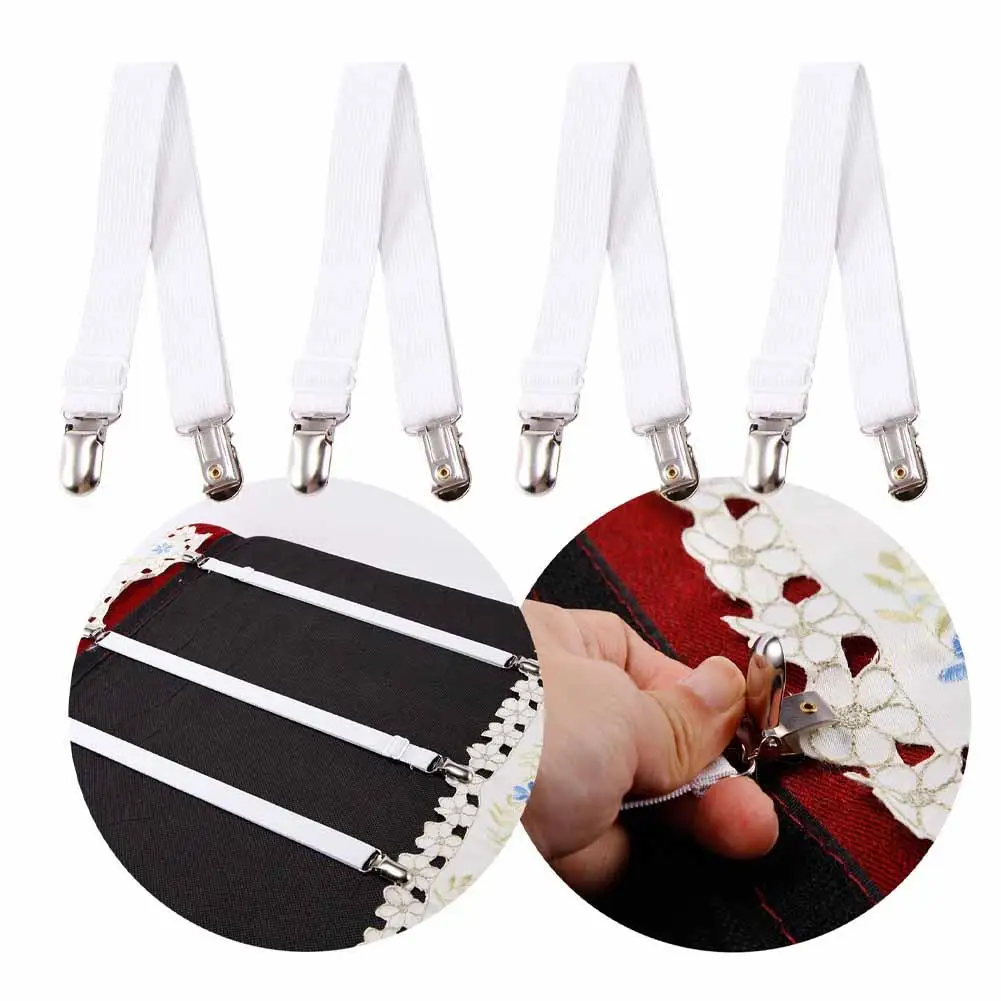 4PC Bed Sheet Fixer Adjustable Non Slip Bed Sheet Fixing Cloth Bed Sheet Clip Buckle Table Sheet Bed Clipping Fixing Belt H2I2
4PC Bed Sheet Fixer Adjustable Non Slip Bed Sheet Fixing Cloth Bed Sheet Clip Buckle Table Sheet Bed Clipping Fixing Belt H2I2