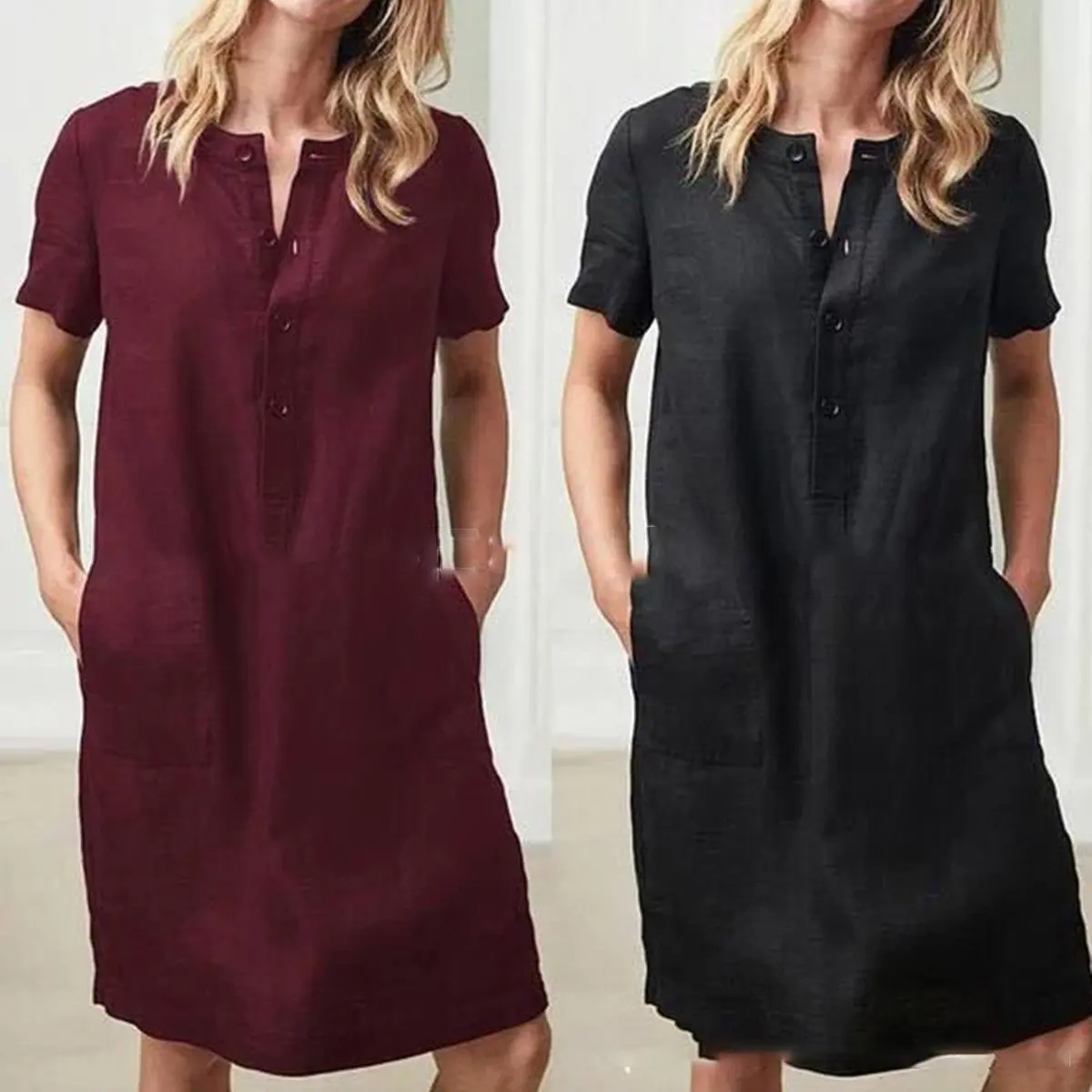 2022 Best Selling Cotton and Linen Loose Short Sleeve Medium-length Girls Dress
2022 Best Selling Cotton and Linen Loose Short Sleeve Medium-length Girls Dress