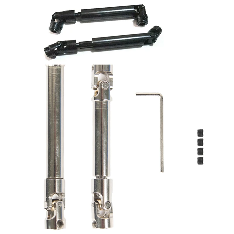 2Pcs CVD Joint Drive Shaft,90-115Mm With 2PCS CVD Drive Shaft 90-130Mm 110-170Mm For 1/10 RC Crawler Car Axial TRX-4
2Pcs CVD Joint Drive Shaft,90-115Mm With 2PCS CVD Drive Shaft 90-130Mm 110-170Mm For 1/10 RC Crawler Car Axial TRX-4