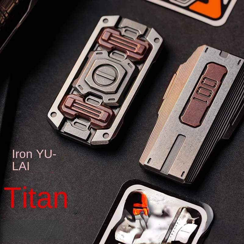 EDC Bang Shield Titan Iron Royal Titan Mechanical Technology Wind Push Brand Metal Toy Decompression Artifact
EDC Bang Shield Titan Iron Royal Titan Mechanical Technology Wind Push Brand Metal Toy Decompression Artifact