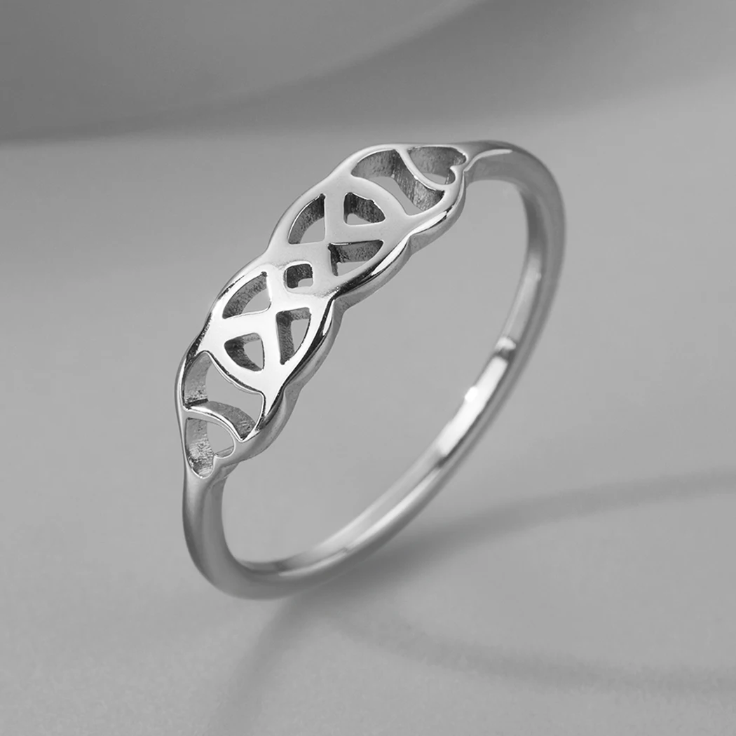 Kinitial 2022 New Simple Double Infinity Symbol With Hearts Ring Exquisite Stainless Steel Heart Jewelry Christmas Gift
Kinitial 2022 New Simple Double Infinity Symbol With Hearts Ring Exquisite Stainless Steel Heart Jewelry Christmas Gift