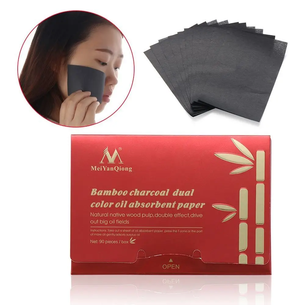 Bamboo Charcoal Makeup Tools Natural Oil Control Tissue Facial Oil Absorbent Paper Oil Blotting Sheet Paper Face Clean
Bamboo Charcoal Makeup Tools Natural Oil Control Tissue Facial Oil Absorbent Paper Oil Blotting Sheet Paper Face Clean