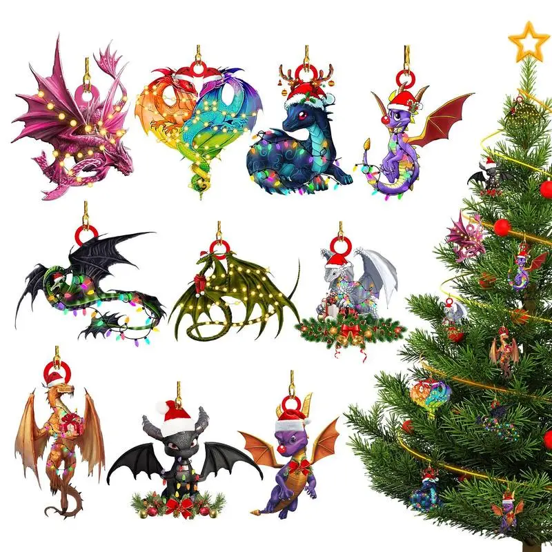 Dragon Christmas Tree Pendant Acrylic Flat 2D Dragon Decor For Christmas Reusable Christmas Crafting Accessories For Christmas
Dragon Christmas Tree Pendant Acrylic Flat 2D Dragon Decor For Christmas Reusable Christmas Crafting Accessories For Christmas