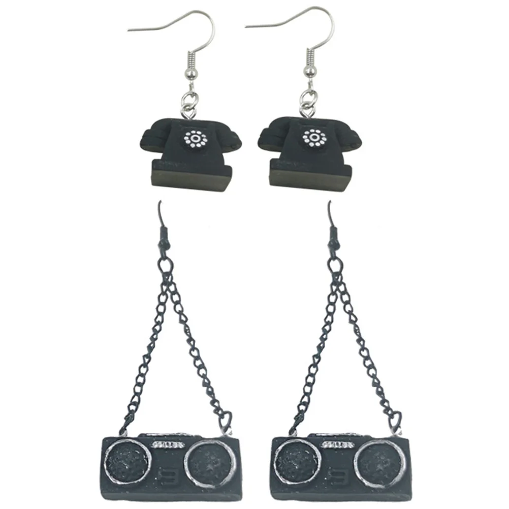 Earrings Eardrop Jewelrydangle Telephone 80S Girls Decoraccessories Accessory Dangler Gift Retro Funny Creative Decorative
Earrings Eardrop Jewelrydangle Telephone 80S Girls Decoraccessories Accessory Dangler Gift Retro Funny Creative Decorative