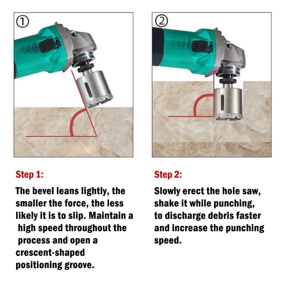 1pc Diamond Drill Bit M14 Thread Dry Vacuum Brazed Diamond Drilling Core Bit For Glass Ceramic Marble Concrete Hole Saw Opener
1pc Diamond Drill Bit M14 Thread Dry Vacuum Brazed Diamond Drilling Core Bit For Glass Ceramic Marble Concrete Hole Saw Opener