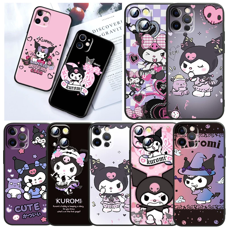 Sanrio Cartoon Kulomi Cute Phone Case For Apple iPhone 14 13 12 11 SE XS XR X 7 8 6 Mini Plus Pro MAX 2020 Black Soft Cover
Sanrio Cartoon Kulomi Cute Phone Case For Apple iPhone 14 13 12 11 SE XS XR X 7 8 6 Mini Plus Pro MAX 2020 Black Soft Cover