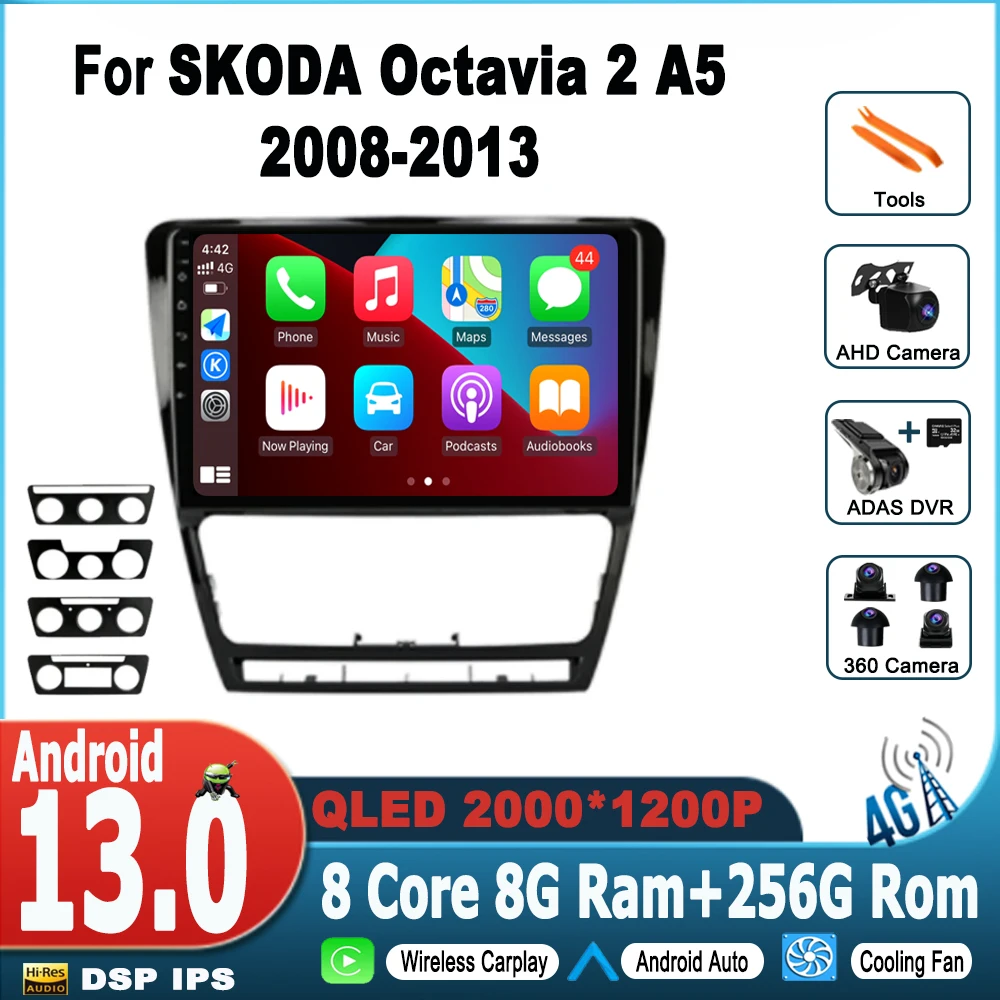 Android 13 Auto Radio For SKODA Octavia 2 A5 2008 - 2013 Carplay 4G DSP Car Play Multimedia GPS 2din Autoradio
Android 13 Auto Radio For SKODA Octavia 2 A5 2008 - 2013 Carplay 4G DSP Car Play Multimedia GPS 2din Autoradio