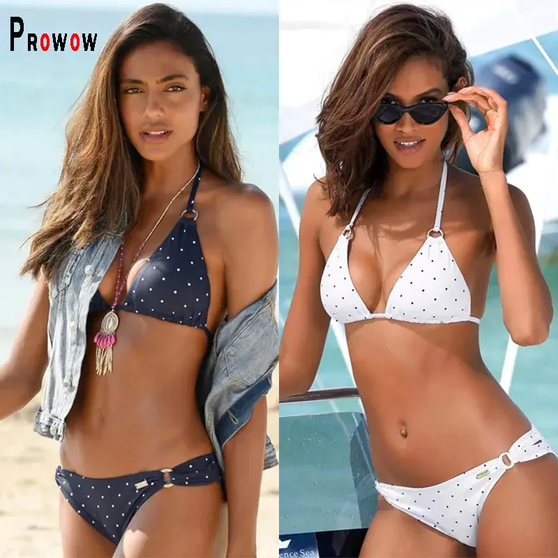 Prowow Sexy Two Piece Separate Women Bikinis Set Dot Print Low Waist Lady Bathing Swimwears Suits Summer Beach Outfits Swimsuit
Prowow Sexy Two Piece Separate Women Bikinis Set Dot Print Low Waist Lady Bathing Swimwears Suits Summer Beach Outfits Swimsuit