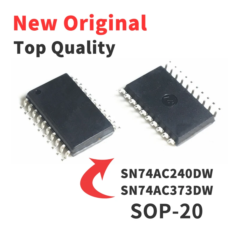Чип SN74AC240DW SN74AC373DW SN74AC373DWR SOP20, чип IC, новый оригинальный, 5 шт.
Чип SN74AC240DW SN74AC373DW SN74AC373DWR SOP20, чип IC, новый оригинальный, 5 шт.