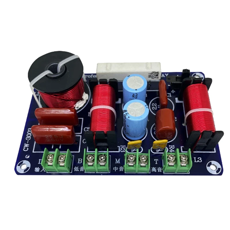 JABS 3 Ways Hifi Speaker Frequency Divider Hifi Crossover Filter Distributior DIY Ktv Stage Car Audio Woofer Speaker Filter
JABS 3 Ways Hifi Speaker Frequency Divider Hifi Crossover Filter Distributior DIY Ktv Stage Car Audio Woofer Speaker Filter