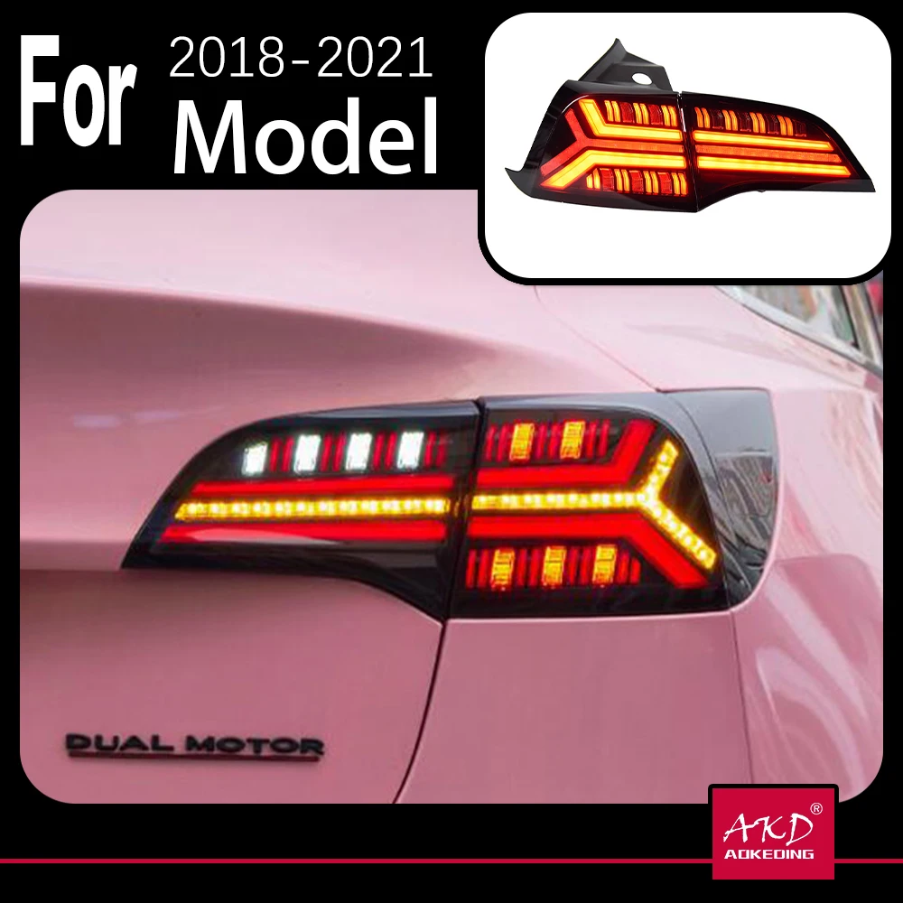 Задний фонарь AKD для Tesla Model 3, светодиодная лампа s, модель Y, динамический сигнал, ДХО, тормосветодиодный, задний свет, аксессуары для авто
Задний фонарь AKD для Tesla Model 3, светодиодная лампа s, модель Y, динамический сигнал, ДХО, тормосветодиодный, задний свет, аксессуары для авто