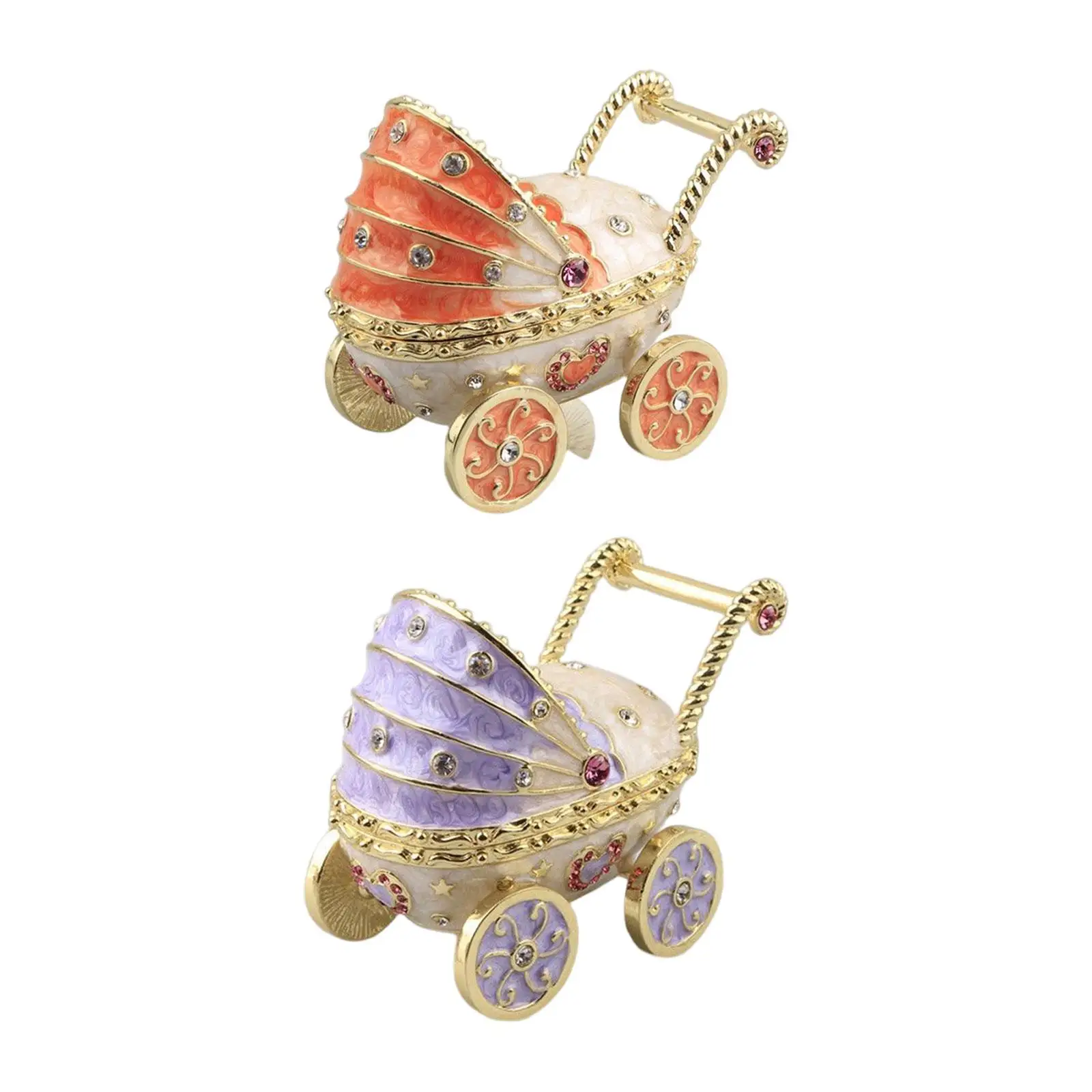 Modern Jewelry Trinket Box Carriage Stroller Trinket Storage Case Necklace Case Dollhouse Furniture for Home Decor Ceremony
Modern Jewelry Trinket Box Carriage Stroller Trinket Storage Case Necklace Case Dollhouse Furniture for Home Decor Ceremony