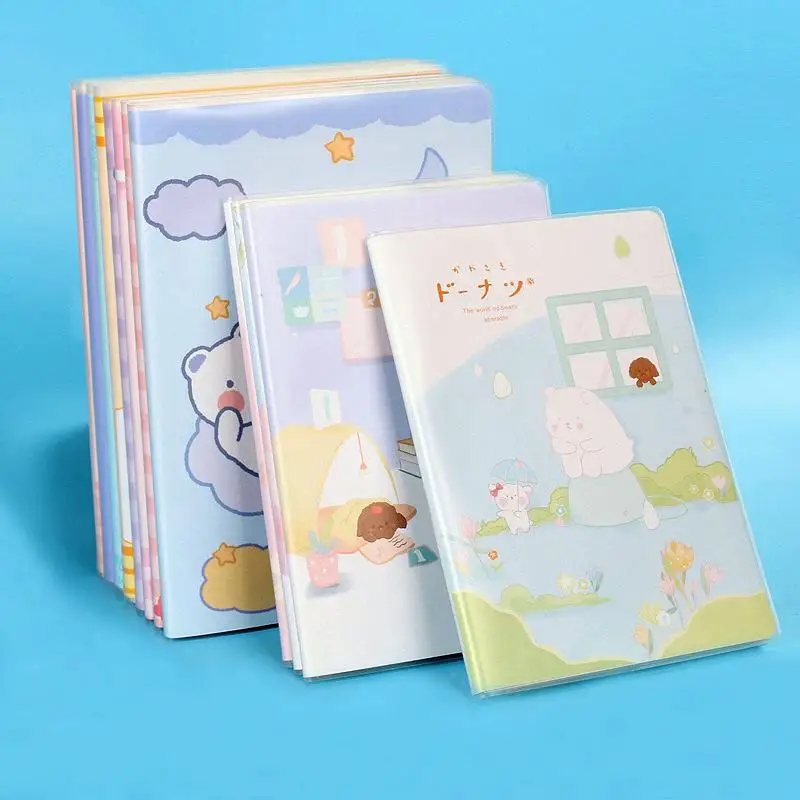 A5 Cute Waterproof Notebook B5 Soft Leather Simple Cartoon Notepad Pvc Creative Student Diary book School Supplies Stationery
A5 Cute Waterproof Notebook B5 Soft Leather Simple Cartoon Notepad Pvc Creative Student Diary book School Supplies Stationery