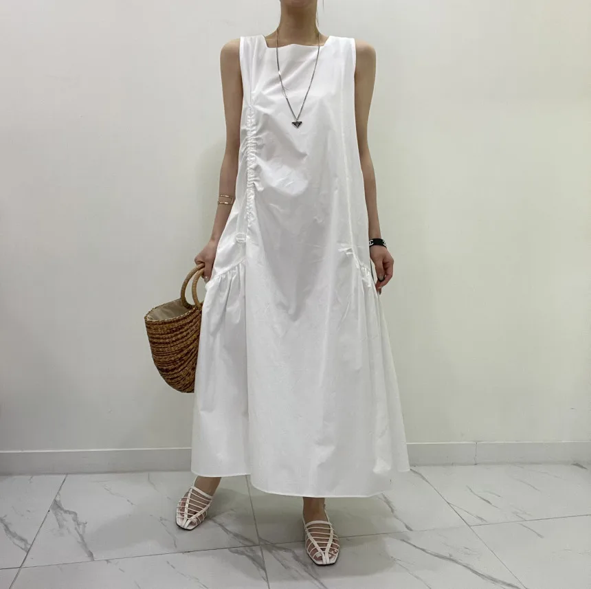 SuperAen 2022 Summer Square Collar Sleeveless Big Swing Drawstring A-LINE Casual Ankle-Length Dresses for Women
SuperAen 2022 Summer Square Collar Sleeveless Big Swing Drawstring A-LINE Casual Ankle-Length Dresses for Women