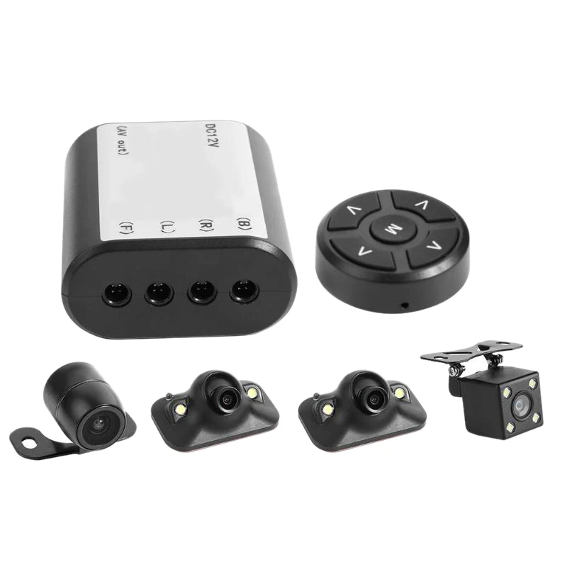 360 Degree Panoramic Car Bird View System 4 Camera Car DVR Recording Panoramic Parking System Vehicle Safety Accessories
360 Degree Panoramic Car Bird View System 4 Camera Car DVR Recording Panoramic Parking System Vehicle Safety Accessories