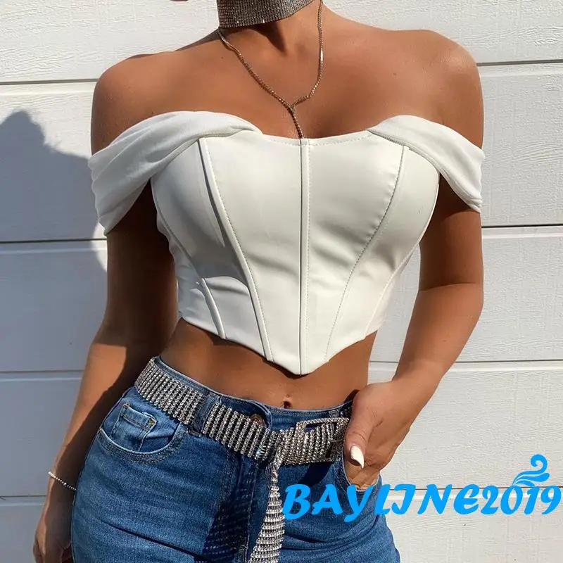 BAY-Women Solid Color PU Leather Back Zipper Exposed Navel Mesh Yarn Suspender Tank Top
BAY-Women Solid Color PU Leather Back Zipper Exposed Navel Mesh Yarn Suspender Tank Top