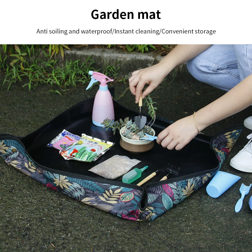 Square Shape Anti Dirty Outdoor Indoor Plants Durable Foldable Thicken Water Resistant Oxford Cloth Gardening Mat Light Texture
Square Shape Anti Dirty Outdoor Indoor Plants Durable Foldable Thicken Water Resistant Oxford Cloth Gardening Mat Light Texture