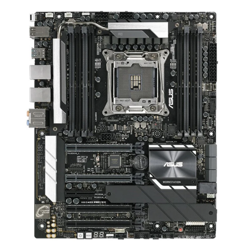 WS C422 PRO/SE graphics workstation motherboard supports three graphics cards crossfire
WS C422 PRO/SE graphics workstation motherboard supports three graphics cards crossfire