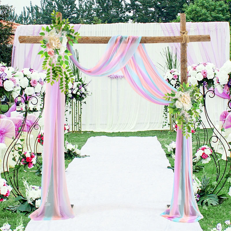 70X550Cm Draping Chiffon Fabric Backdrop Curtain Wedding Decoration Arch Drapery Wedding Suppliers Bridal Shower Party Decor
70X550Cm Draping Chiffon Fabric Backdrop Curtain Wedding Decoration Arch Drapery Wedding Suppliers Bridal Shower Party Decor