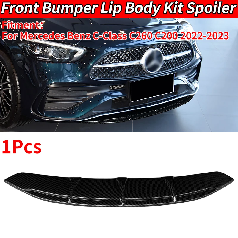 For Mercedes Benz C-Class C260 C200 2022-2023 Car Front Bumper Splitter Lip Body Kit Spoiler Chin Plate Carbon Fiber Accessories
For Mercedes Benz C-Class C260 C200 2022-2023 Car Front Bumper Splitter Lip Body Kit Spoiler Chin Plate Carbon Fiber Accessories