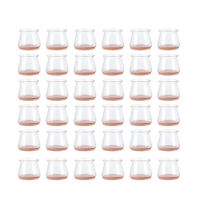 36 Pieces Chair Leg Caps Chair Leg Protectors, Felt Glides For Chairs, Silicone Protective Caps For Chair Legs
36 Pieces Chair Leg Caps Chair Leg Protectors, Felt Glides For Chairs, Silicone Protective Caps For Chair Legs