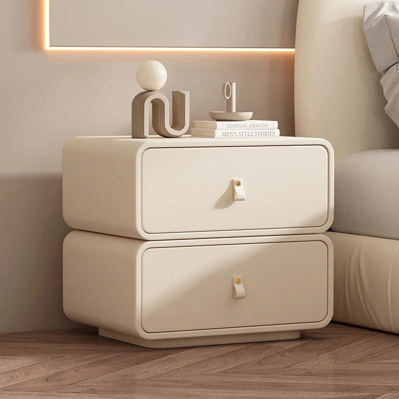 Bedside Table Home Modern Minimalist Creative Cube Sugar Rounded Corner Light Luxury Leather Bedroom Storage Cabinet
Bedside Table Home Modern Minimalist Creative Cube Sugar Rounded Corner Light Luxury Leather Bedroom Storage Cabinet