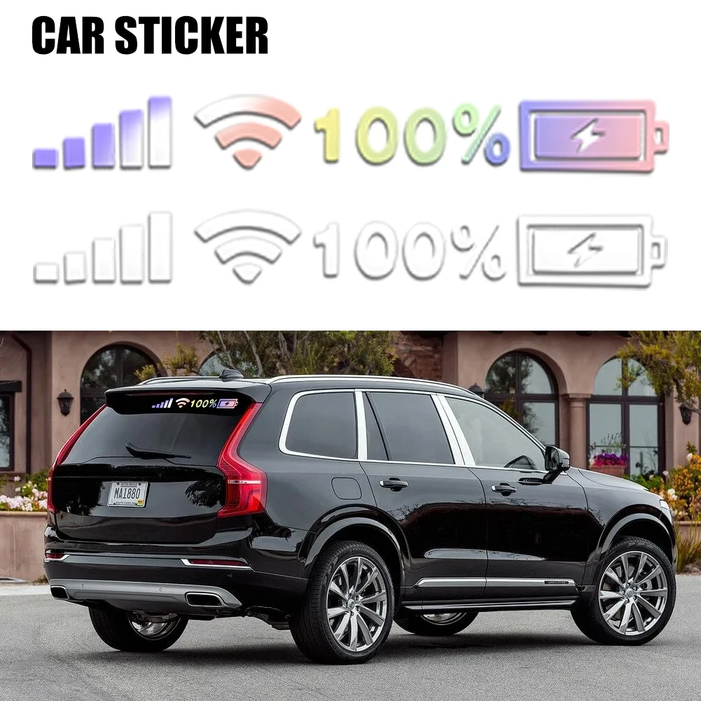 Universal Car Stickers WiFi Signal Battery Windshield Sticker Auto Decal Reflective Stickers Car Decoration Exterior Accessories
Universal Car Stickers WiFi Signal Battery Windshield Sticker Auto Decal Reflective Stickers Car Decoration Exterior Accessories