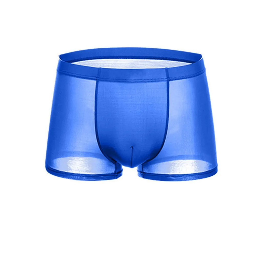 Men Sexy Ultra-thin Short Boxer Breathable Briefs Smooth Transparent Underwear Soft Shorts Trunks Loose Quickly Dry Underpant
Men Sexy Ultra-thin Short Boxer Breathable Briefs Smooth Transparent Underwear Soft Shorts Trunks Loose Quickly Dry Underpant