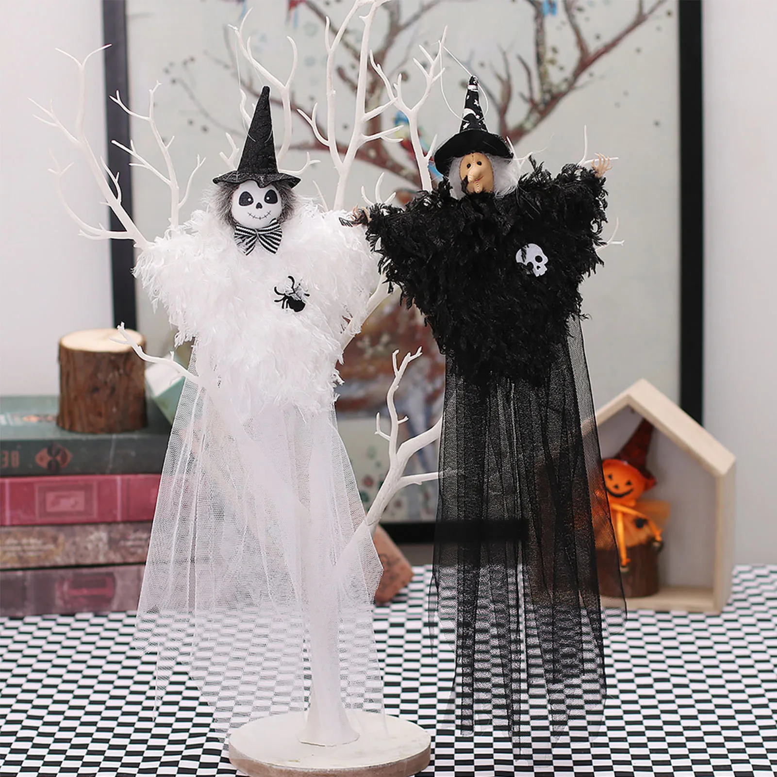 Подвесные Украшения для Хэллоуина в виде ведьмы
Подвесные Украшения для Хэллоуина в виде ведьмы