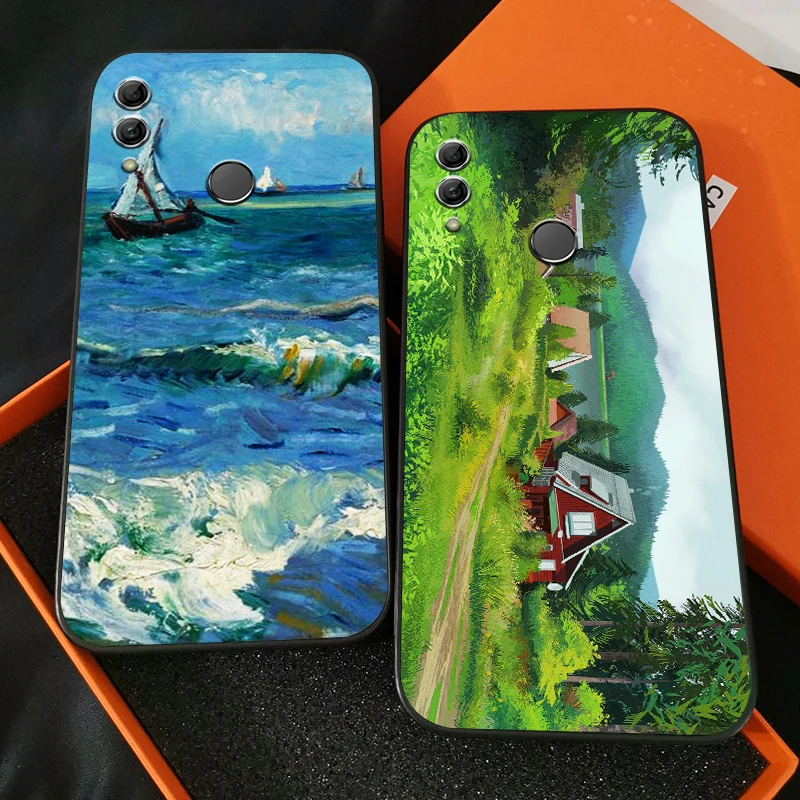 Vintage Landscape Oil Painting Phone Case For Huawei Honor 7A 7X 8 8X 8C 9 V9 9A 9X 9 Lite 9X Lite Funda Liquid Silicon Black
Vintage Landscape Oil Painting Phone Case For Huawei Honor 7A 7X 8 8X 8C 9 V9 9A 9X 9 Lite 9X Lite Funda Liquid Silicon Black