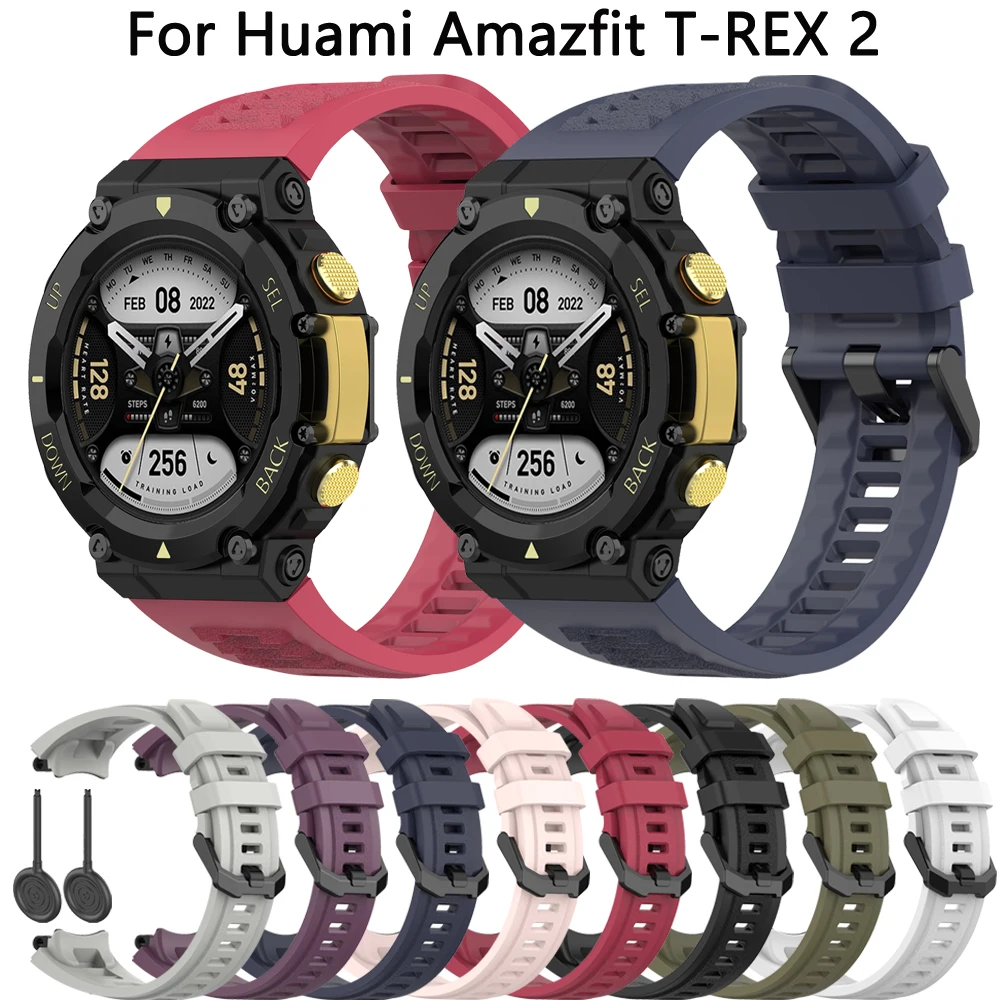 Ремешок для часов Amazfit T-Rex 2 Correa, силиконовый браслет для смарт-часов Xiaomi Amazfit T Rex 2
Ремешок для часов Amazfit T-Rex 2 Correa, силиконовый браслет для смарт-часов Xiaomi Amazfit T Rex 2