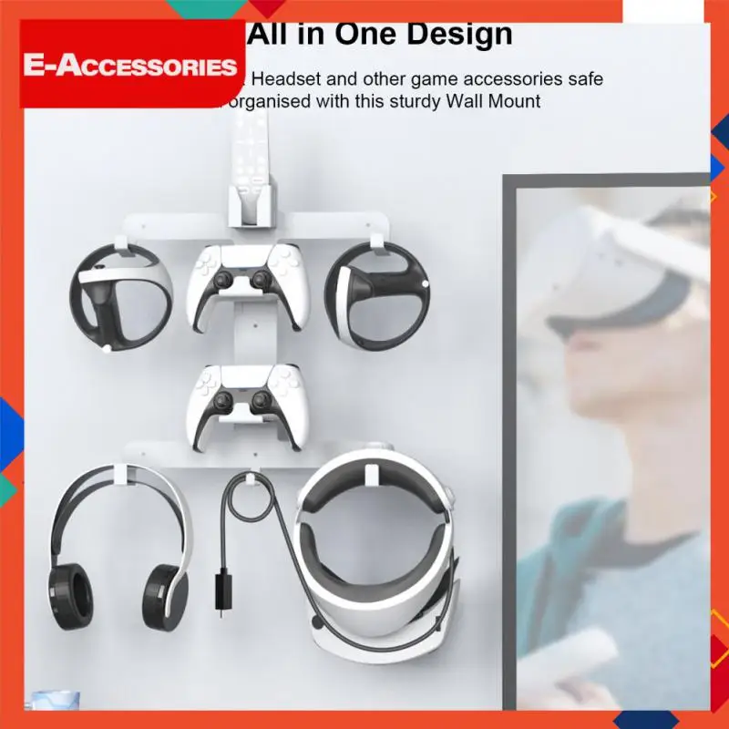 Wall Mount Wall Storage Storage Bracket Wall-mounted Hanging Bracket For Ps Vr2 Vr Multifunctional Portable Storage Stand White
Wall Mount Wall Storage Storage Bracket Wall-mounted Hanging Bracket For Ps Vr2 Vr Multifunctional Portable Storage Stand White