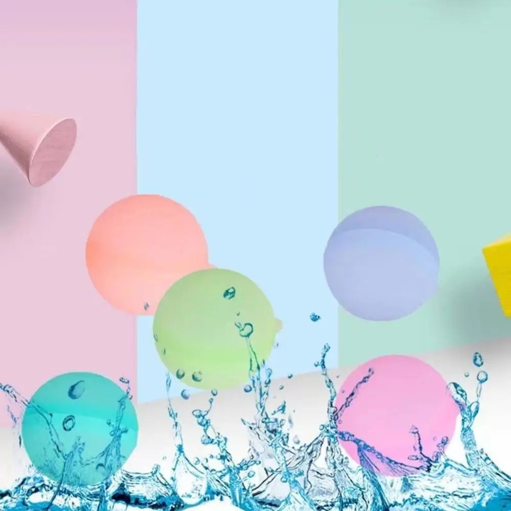 12pcs Beach Silicone Reusable Summer Swimming Pool Water Games Water Balloons Balls Water Bombs
12pcs Beach Silicone Reusable Summer Swimming Pool Water Games Water Balloons Balls Water Bombs