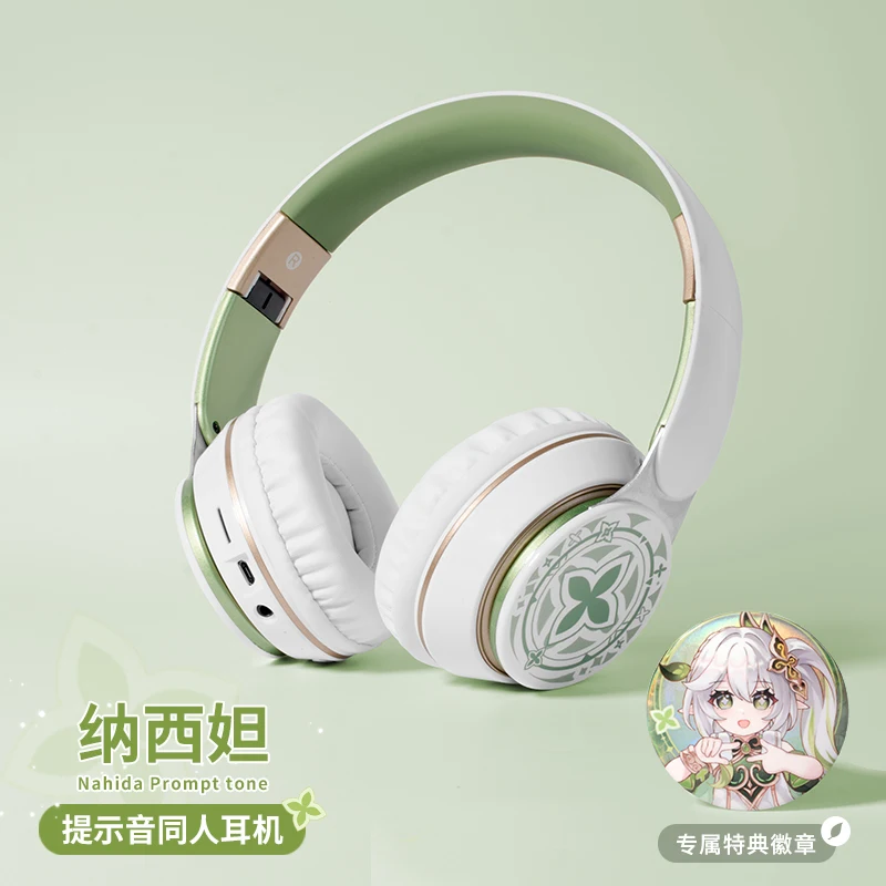 Anime Genshin Impact Nahida Lesser Lord Kusanali Cosplay Fashion Wireless Bluetooth Headset Earphone Comfortable Headphones
Anime Genshin Impact Nahida Lesser Lord Kusanali Cosplay Fashion Wireless Bluetooth Headset Earphone Comfortable Headphones
