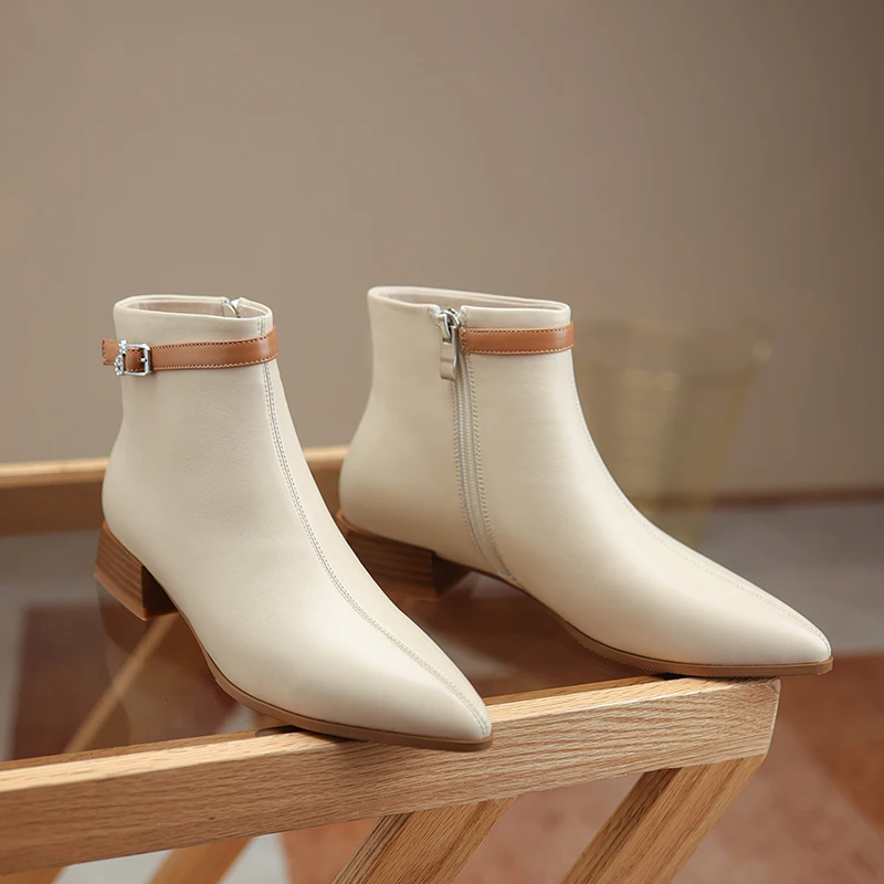 2022 autumn and winter Women ankle boots natural leather plus size 22-26.5cm Sheepskin side zipper modern boots shoes women
2022 autumn and winter Women ankle boots natural leather plus size 22-26.5cm Sheepskin side zipper modern boots shoes women