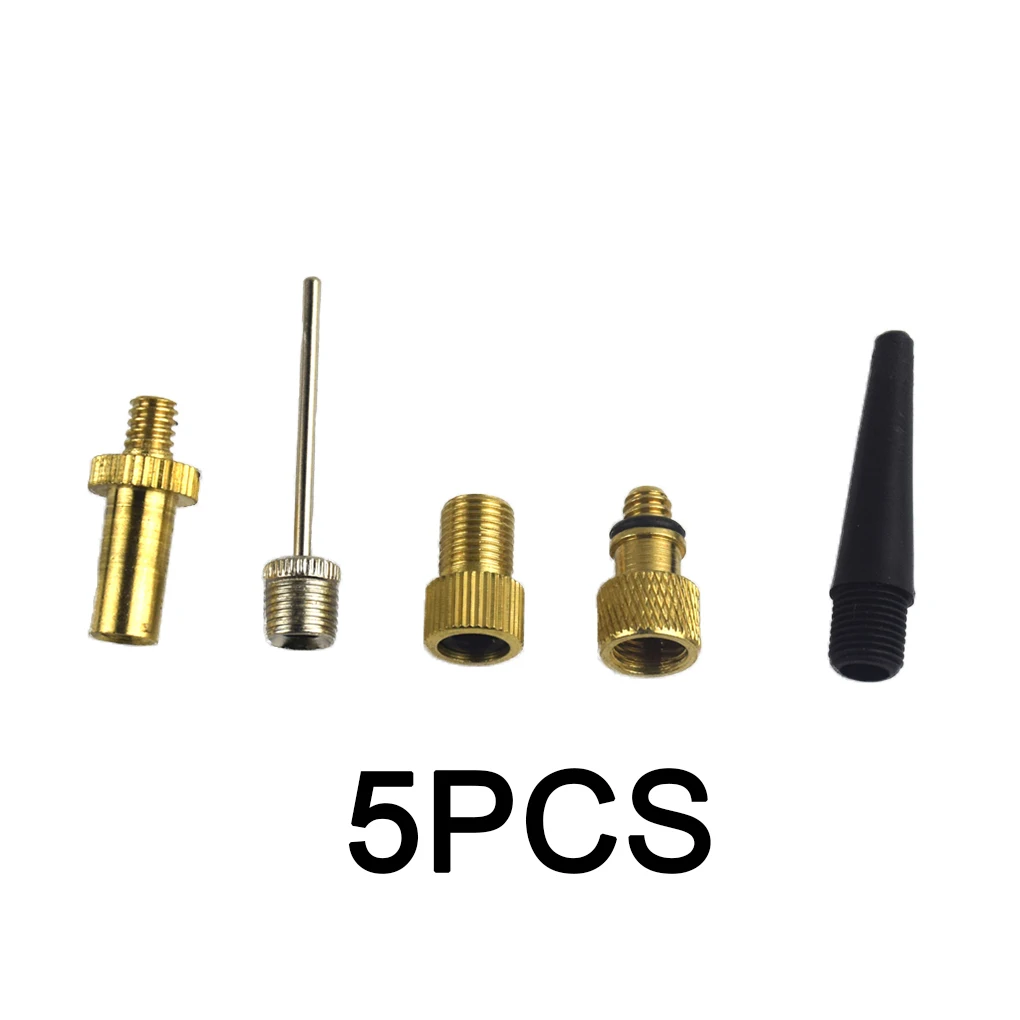 5pcs set Inflatable Needle Bicycle Tire Basketball Air Bed Football Air Needle Valve Adapter Kit
5pcs set Inflatable Needle Bicycle Tire Basketball Air Bed Football Air Needle Valve Adapter Kit