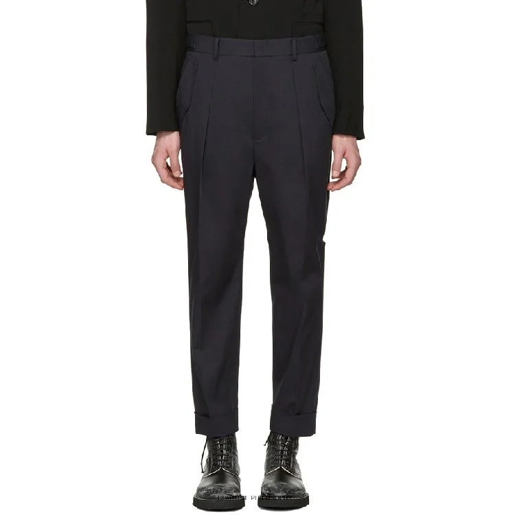 Spring New And Summer Men's Casual Slim High Waist Simple Black Pants Hairstylist Fashion Personality Draped Trousers
Spring New And Summer Men's Casual Slim High Waist Simple Black Pants Hairstylist Fashion Personality Draped Trousers