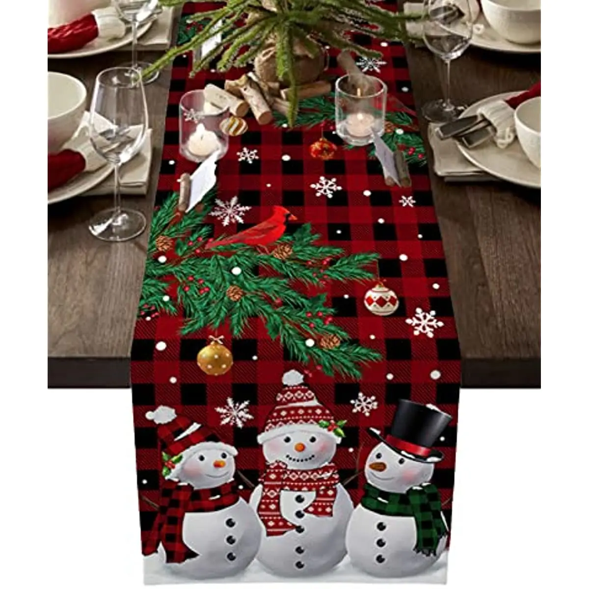 Christmas Decorations 2023 Snowflake Red Plaid Table Runners Home Kitchen Cafe Decor Festival Wedding Dining Table Runner
Christmas Decorations 2023 Snowflake Red Plaid Table Runners Home Kitchen Cafe Decor Festival Wedding Dining Table Runner