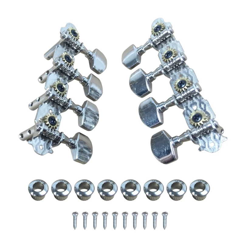 2Pcs Guitar Machine Heads Bushings Set with Screws Right Left Inline Locking Tuners 1:15 Ratio Guitar Tuning Keys Pegs R66E
2Pcs Guitar Machine Heads Bushings Set with Screws Right Left Inline Locking Tuners 1:15 Ratio Guitar Tuning Keys Pegs R66E