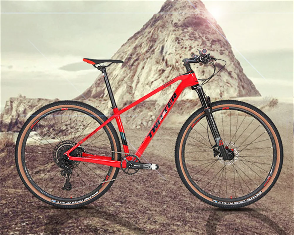 Твиттер WARRIORpro RS-12Speed Внутренняя прокладка MTB Гидравлический дисковый тормоз XC класс 27,5/29 дюймов горный велосипед из углеродного волокна велосипед 
Твиттер WARRIORpro RS-12Speed Внутренняя прокладка MTB Гидравлический дисковый тормоз XC класс 27,5/29 дюймов горный велосипед из углеродного волокна велосипед
