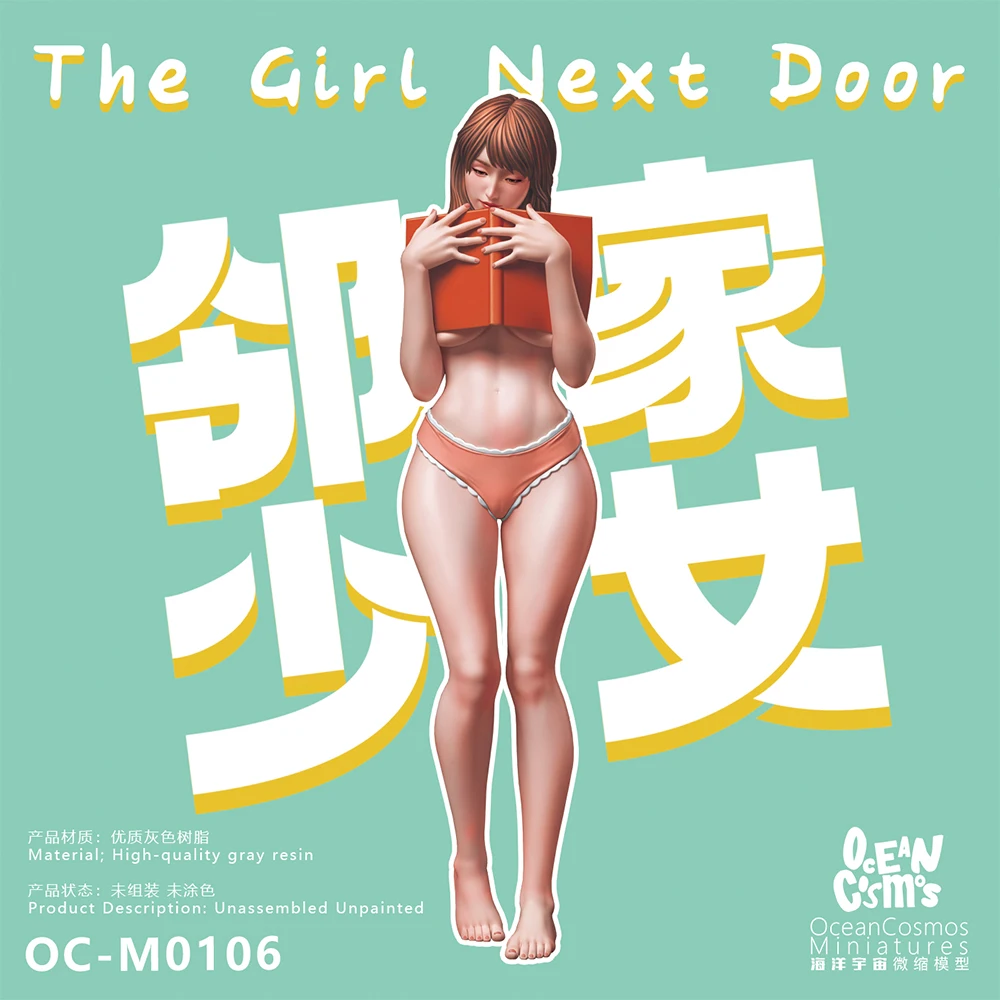 OceanCosmos miniatures, Original, The Girl Next Door, 1/35 1/24 1/12, Sexy girl, Resin unpainted Model kit figure GK
OceanCosmos miniatures, Original, The Girl Next Door, 1/35 1/24 1/12, Sexy girl, Resin unpainted Model kit figure GK