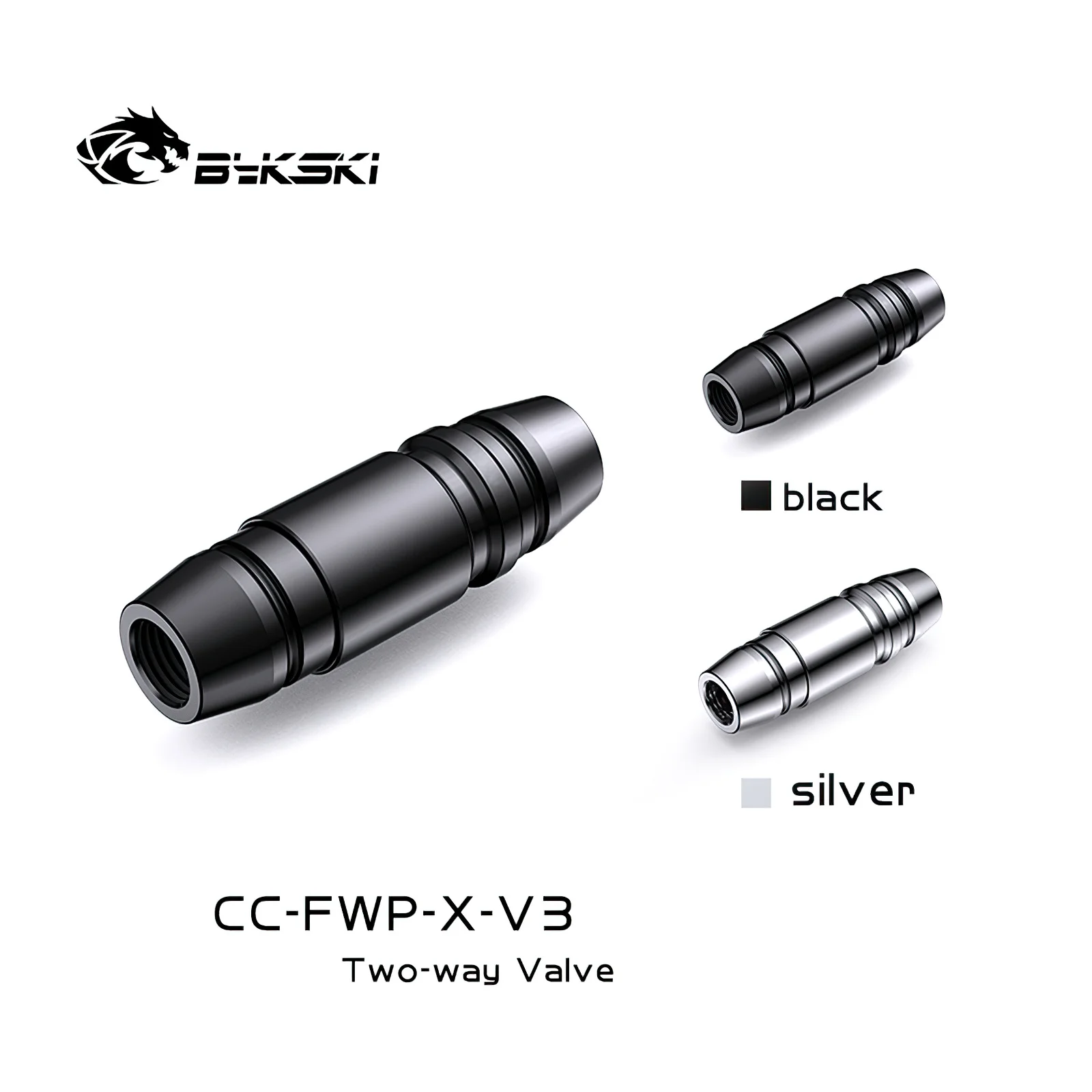 Bykski G1/4" Water Cooling Female-Female Quick Coupling Connector CC-FWP-X-V3
Bykski G1/4" Water Cooling Female-Female Quick Coupling Connector CC-FWP-X-V3